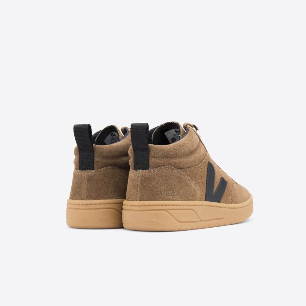 Veja Roraima Suede Sneakers in Brown Black Natural - Picture 3 of 4